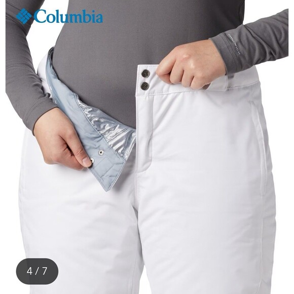 Columbia Bugaboo OH Omni-Heat White Ski Snow Winter Pants Women's Size 3X Sealed - Picture 4 of 9